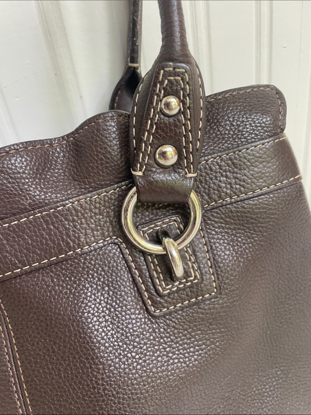 Coach Vintage Y2K Penelope Chocolate Brown Pebbled Leather bag - Picture 5 of 16